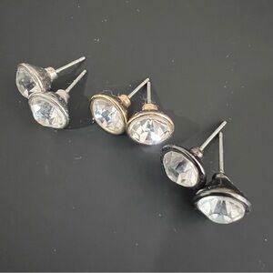 Premier Designs Crystal Stud Earring Set